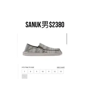 CHI CHI SHOPPING 美國代購🇺🇸 sanuk  男/女 情侶鞋
