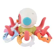 Octopus Bath Toy Interactive Shape Recognition Bright Colors Baby Bath Toy