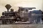 Two-Truck Heisler Locomotive No 2 Coast Borax Co. RPPC Photo Postcard COPY