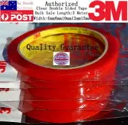 Transparent Genuine 3M Double Sided Clear Tape High Strength Adhesive 6mm--15mm