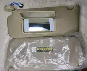 05-10 Honda Odyssey Left Driver Sun Visor w/light Tan