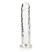 Shots Real Rock Crystal Clear 8 Inch Dildo - Clear