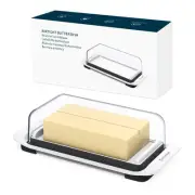 Large Airtight Butter Dish with Lid for Countertop and Fridge, Butter Keeper,...