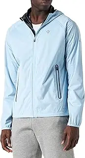 [Macron] Men's Run Fcc Caleb Rain Jacket Light Man Col/Nav