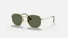 Ray-Ban Hexagonal Flat Lenses Gold/G-15 Green 48 mm Sunglasses RB3548N 001 48-21