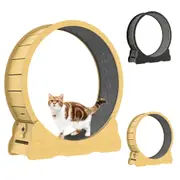 Advwin Cat Exercise Wheel Running Treadmill Wooden Exerciser Scratcher Toy Furniture