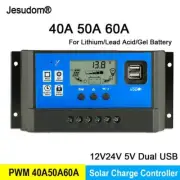 Solar Controller 12v/24v 60a 50a 40a 30a 20a 10a Solar Regulator Pwm