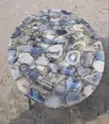 Oval Agate Center Table Top, Stone Coffee Table, Agate Coffee & Sofa Table Tops