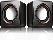 JSEIAJB Mini Office Small Speaker Laptop Desktop Computer Speaker with Subwoofer Home Desktop Small Speaker