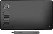 NoaLED Drawing Tablet T15 Graphic Tablet 10x6 Inch Digital Drawing Tablet with 8192 Induction Levels, Black Button 5080 LPI