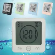 Waterproof Bathroom Digital Shower Clock Timer Alarm Temperature Meter Humidity