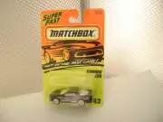 1995 MATCHBOX SUPERFAST #43 BLACK CAMARO Z-28 NEW ON CARD