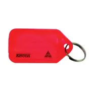 Kevron Plastic Clicktag Key Tag Red Pack of 100 ID5RED100