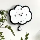 Cloud Wall Hanging Clock Silent Clock for Children Room Farmhouse Versatile