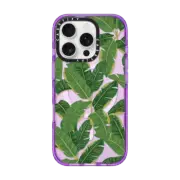 iPhone 16 Pro Impact Case MagSafe Compatible Lorres Jungle Leaves