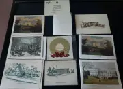 Lot of 10 Jimmy Carter & Rosalynn Family Christmas Cards Facsimile Signatures