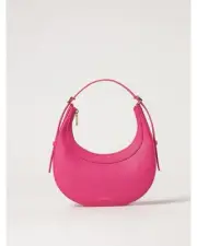 Coccinelle Crescent Handbag Zip Closure Women Fuchsia Mini Bags