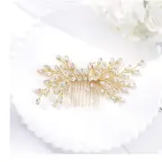 Bridal Wedding Hair Comb Silver Rhinestone Bride Side Combs Crystal Hair Accesso