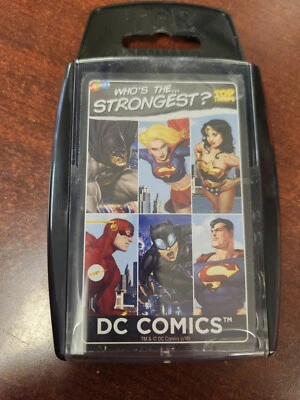 Top Trumps cards DC Comics Who's the Strongest?