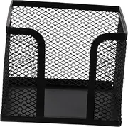 PHENOFICE Desktop Notepad Holder Mesh Memo Pad Dispenser Paper Clip Holder Napkin Organizer Stylish Compact Office
