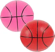 BCOATH Indoor Mini Basketball Plaything for Boys and Girls 2 Pack Toddler Sports Balls 1-3 Years Old Basketball for Toddlers Outdoor Toy Set Random Color