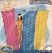 INTEX The Wet Set 2010 Swim Pool Air Mat Raft Float 72"X27" Yellow #59718T - New