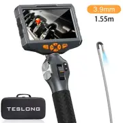 Teslong 3.9MM Lens Inspection Camera Industrial Borescope Endoscope 5" IPS WiFi
