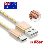Braided USB-C Type C to Type-A 3A Adapter Cable For Huawei X3 Mate 40 50 Pro 30