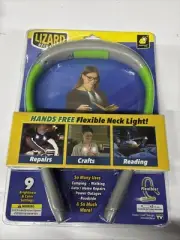 Lizard Neck Book Reading Light, Flexible 9 Brightness & Color New