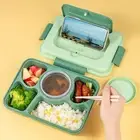 Multi-compartment Lunch Box Freshness-retaining Lunch Container Bento for School