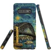 For Samsung Galaxy S10+ Plus Protective Cover, Painting Of The Harbour Bridge