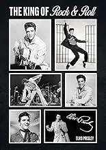 Elvis Presley - The King Of Rock & Roll Signed A4 Montage Photo Print Pre Printed Signature Autograph Gift