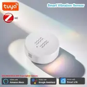 Tuya Zigbee Vibration Tilt Sensor Door Alarm Detection Smart Home Alexa Google