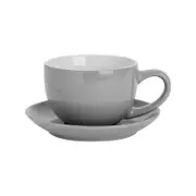 Argon Tableware 2 Piece Coloured Cappuccino Cup And Saucer Set - 250ml