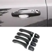 Exterior Door Handle Decor Shell Cover Trim For Chrysler 300 2011+ Carbon Fiber (for: Chrysler)