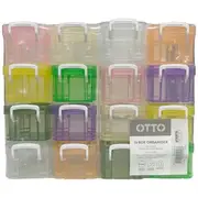 Otto 16 Box Organiser Transparent