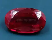 Natural IGL 6.60 CT Oval Cut Red Ruby Burma Certified Loose Gemstone 5AIT