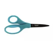 Fiskars Turquoise Glitter Comfort Grip Scissors Non Stick 7" Student Age12+