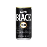 在飛比找momo購物網優惠-【UCC】BLACK無糖咖啡185g x30入/箱