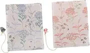 GANAZONO 2pcs Fabric Book Cover Notebooks Book Jacket Covers for Hardcover Book Binding Cover Book Covers for Paperbacks Paper Book Binding Book Accessories Bookbinding Book Sleeves Cloth