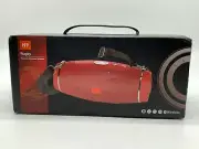 BOOMS BOX MINI Portable Bluetooth Speaker Waterproof Boom Box (*Red)