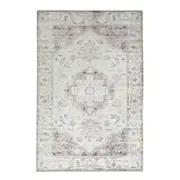 Habitate Shay Machine Washable Rug in Coral