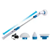 Turbo Scrubber Pro As Seen On TV spin brush with 3+1 brushes, brown box