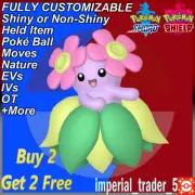 Pokémon Sword and Shield ✨ Shiny Bellossom ✨ W/ Best 6IV Customizable