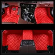Custom Car Floor Mats Custom Car Floor Mats for Cadillac for CTS 2002 2003 2004 2005 2006 2007 Auto Carpets Foot Coche Accessories Car Mats(RED)