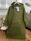 Barbour x Alexa Chung Green Waterproof Pip Hooded Jacket Coat UK 10 EU 36 US 6