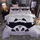 cute inverted panda3D Print Duvet Quilt Doona Covers Pillow Case Bedding Sets