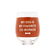 Say What - Wine Glass: My Dog is My Favourite - Novelty Drinkware