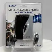 Jensen Stereo Cassette Player AM/FM Radio NIP Retro 80s 90s