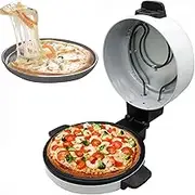 Electric Pizza Oven, 2000W Bread Toaster with Double-Sided Heating, 220°C Rapid Heating Pizza Maker for Pizzas Nachos Fajitas Omelettes